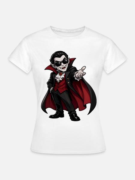 Vampir - Frauen T-Shirt - Weiß