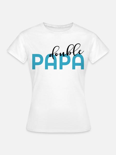 Vater von zwei Kindern - Frauen T-Shirt - Weiß