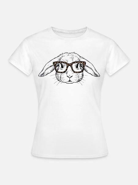 Süßer Hase - Frauen T-Shirt - Weiß