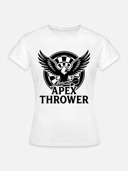 Darts Apex Thrower - Frauen T-Shirt - Weiß