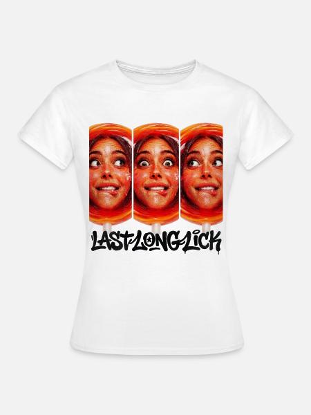 Triple Pop Face Lick - Frauen T-Shirt - Weiß