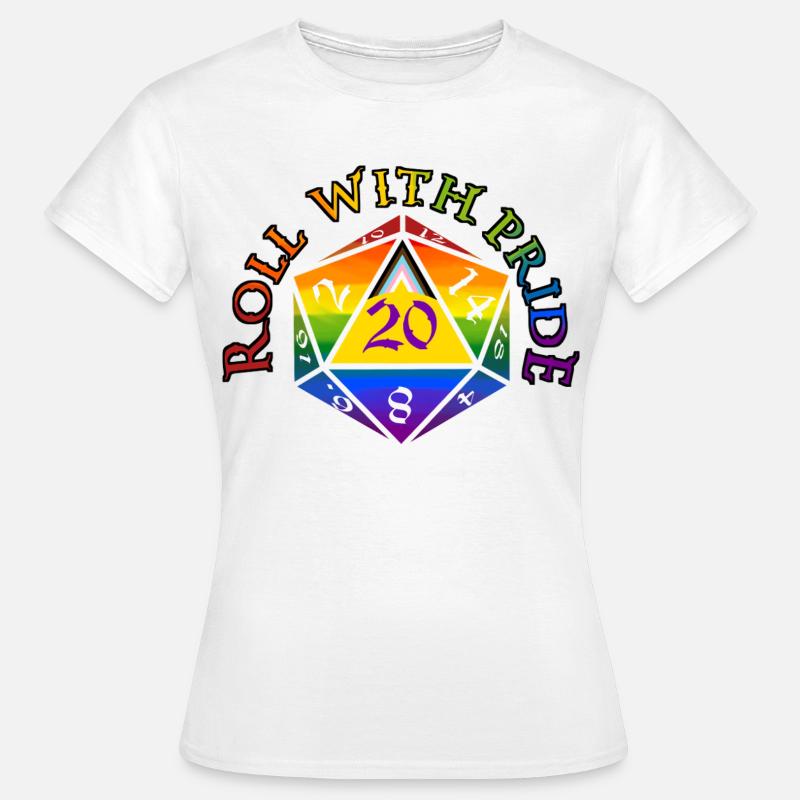 Roll with PRIDE! - Women's T-Shirt - white