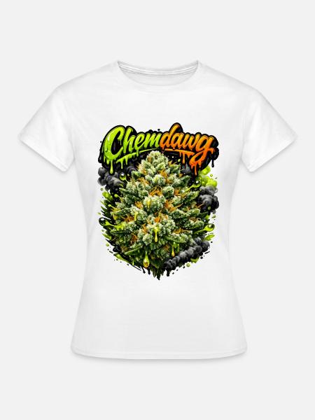 Chemdawg Graffiti-Kunstdruck - Frauen T-Shirt - Weiß