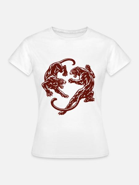Kreis der Panther – Schattenkampf - Frauen T-Shirt - Weiß