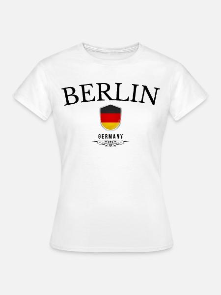 Berliner Souvenir, elegantes Design Berlin - Frauen T-Shirt - Weiß
