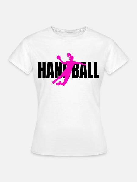 Handball - Frauen T-Shirt - Weiß
