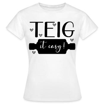 Baking Dough Roll - Women's T-Shirt - white - Front - AI Model Female 172 dark (172cm)