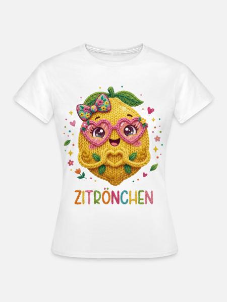 Zitrone Zitrönchen - Frauen T-Shirt - Weiß