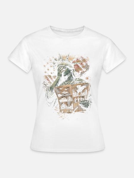 Veterans Day Für Demokraten - Frauen T-Shirt - Weiß