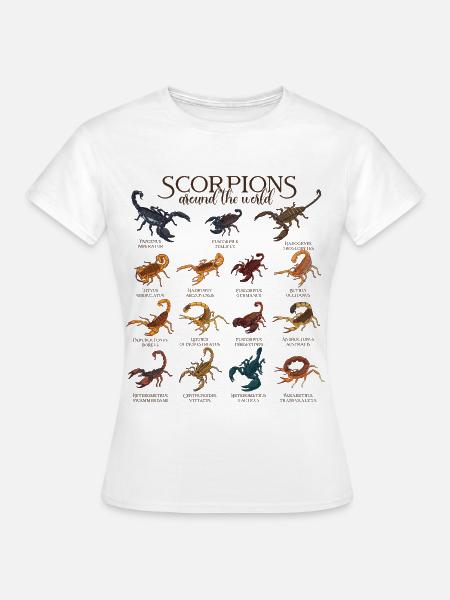Skorpione weltweit - Skorpion - Frauen T-Shirt - Weiß