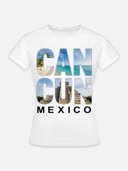 Cancun Mexico - Frauen T-Shirt - Weiß