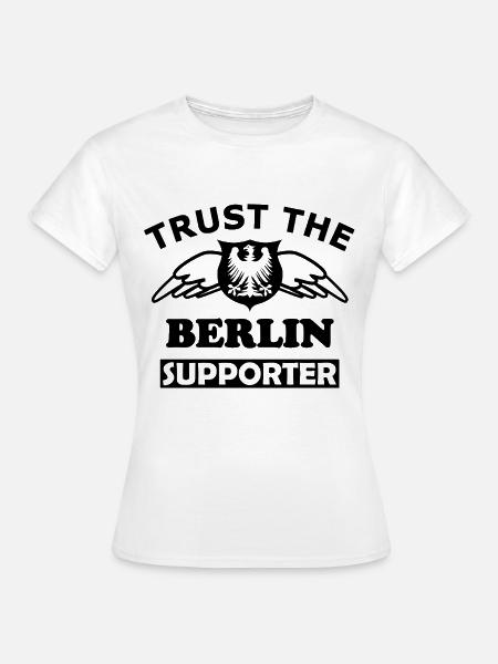 Berlin Textdesign Weiß - Frauen T-Shirt - Weiß