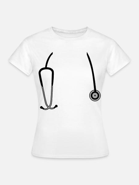 stethoscope - Women's T-Shirt - white
