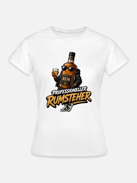Professioneller Rumsteher Rum Flasche - Frauen T-Shirt - Weiß