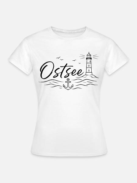 Ostsee - Frauen T-Shirt - Weiß