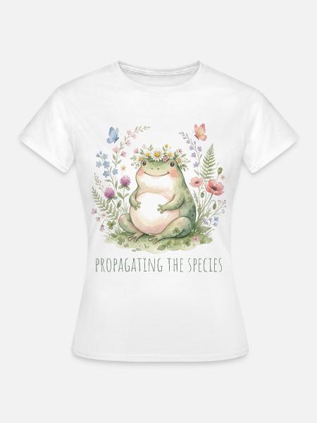 Vermehrung der Art, Garten-Mama - Frauen T-Shirt - Weiß