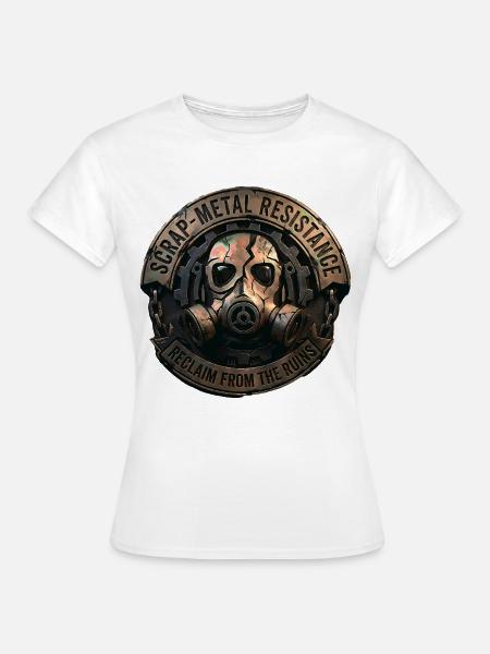 Scrap-Metal Resistance Reclaim From The Ruins - Frauen T-Shirt - Weiß