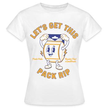 Faisons ce paquet Arracher de nouveaux tirages CardBreak - T-shirt Femme - blanc - Devant - AI Model Female 172 dark (172cm)