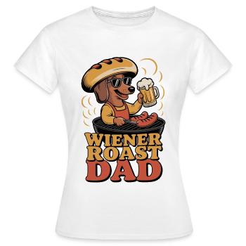 Papa rôti viennois - T-shirt Femme - blanc - Devant - AI Model Female 172 dark (172cm)
