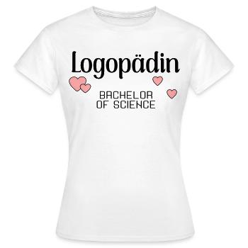 Programme de licence en orthophonie - T-shirt Femme - blanc - Devant - AI Model Female 172 dark (172cm)