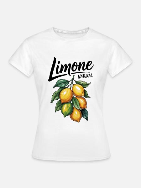 Limone Zitronen - Frauen T-Shirt - Weiß