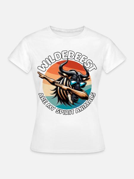 Lustige Gnu Sprüche - Frauen T-Shirt - Weiß