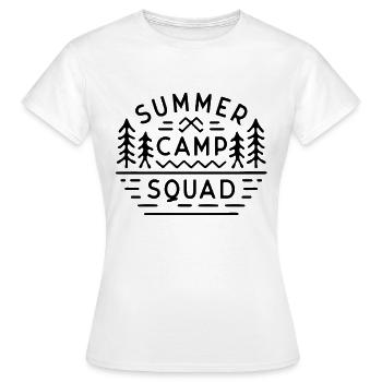 Sommerlager-Einheit - Frauen T-Shirt - Weiß - Vorne - AI Model Female 172 dark (172cm)