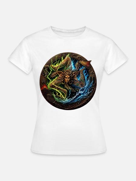 Sicilia n'do cori – trinacria-Sturm-Ausgabe - Frauen T-Shirt - Weiß