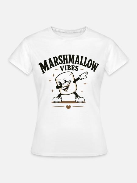 Marshmallow vibes - Frauen T-Shirt - Weiß