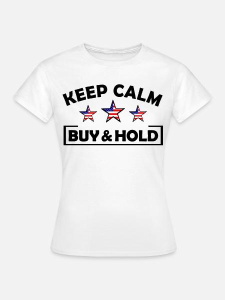 Drei Sternenflaggen im US-Flaggenstil - Frauen T-Shirt - Weiß