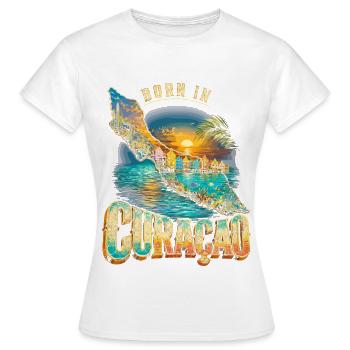 Curacao - Women's T-Shirt - white - Front - AI Model Female 172 dark (172cm)