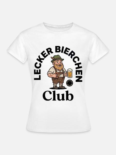 Lecker Bierchen Club - Frauen T-Shirt - Weiß