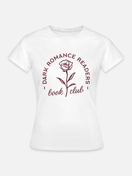 Dunkle Liebesroman-Buchclub-Ästhetik - Frauen T-Shirt - Weiß
