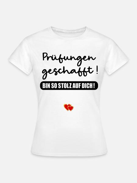 Abschluss Prüfungen geschafft - Frauen T-Shirt - Weiß