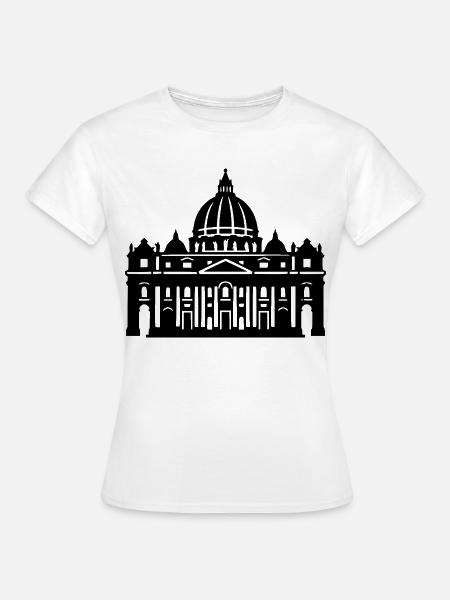 Petersdom - Frauen T-Shirt - Weiß