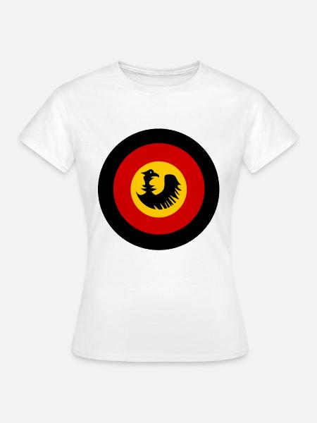 Deutschland Emblem - Frauen T-Shirt - Weiß