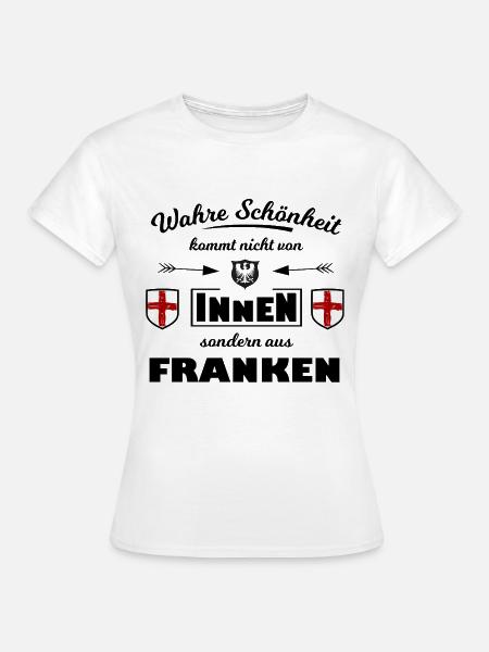 Heraldisches Schildtrio Franken - Frauen T-Shirt - Weiß