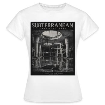 Lost Places Schwimmbad Seehund Vintage Animal - Frauen T-Shirt - Weiß - Vorne - AI Model Female 172 dark (172cm)