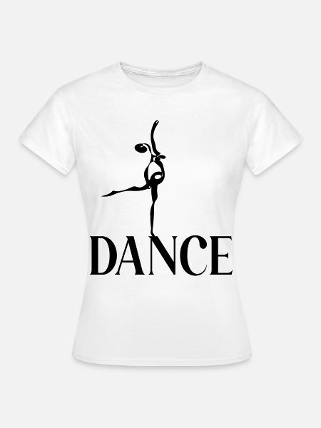Ballerina-Tanztanz - Frauen T-Shirt - Weiß