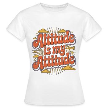 Altitude est mon instructeur de vol en tant que pilote privé - T-shirt Femme - blanc - Devant - AI Model Female 172 dark (172cm)