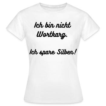 Heimatliebe_Nord_Wortkarg - Frauen T-Shirt - Weiß - Vorne - AI Model Female 172 dark (172cm)