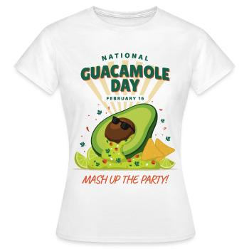 Journée nationale du guacamole - T-shirt Femme - blanc - Devant - AI Model Female 172 dark (172cm)