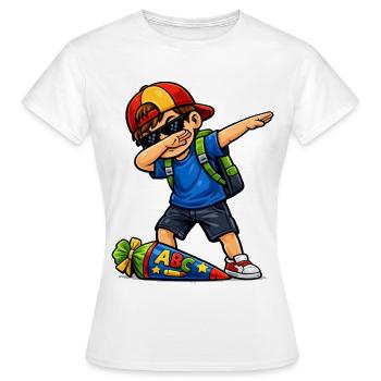Dabbing ABC Sagittarius (brunette) - Women's T-Shirt - white - Front - AI Model Female 172 dark (172cm)