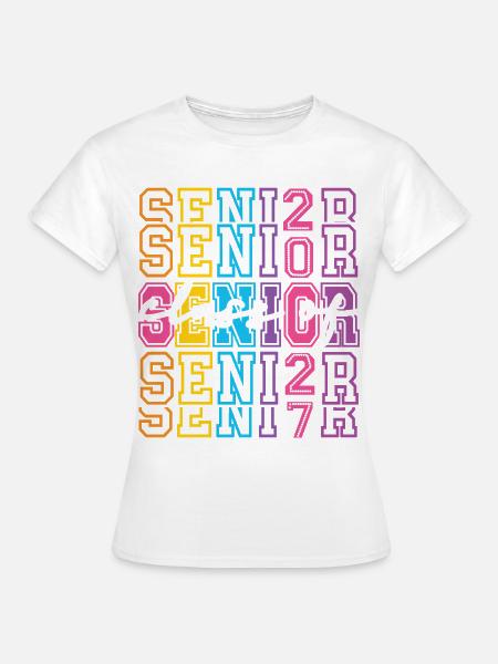 Neon-Klasse der Oberstufe 2027 - Frauen T-Shirt - Weiß