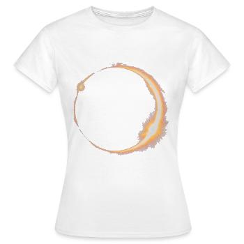 SOLAR ECLIPSE ASTRONOMY LOVERS - Women's T-Shirt - white - Front - AI Model Female 172 dark (172cm)