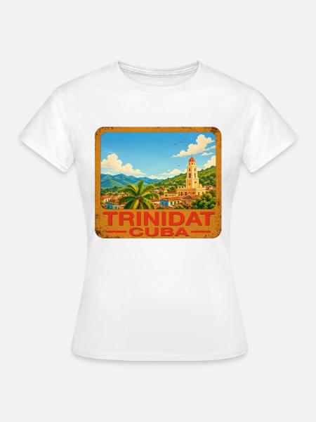 Trinidat Kuba - Frauen T-Shirt - Weiß