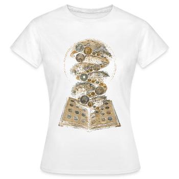 Collectionneur de pièces Numismatique, Collection de pièces - T-shirt Femme - blanc - Devant - AI Model Female 172 dark (172cm)