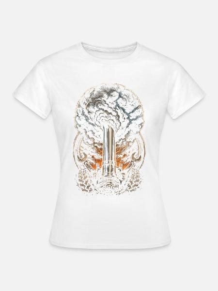 Rolling Coal Auspuff Sturm - Frauen T-Shirt - Weiß