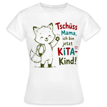 Kita Abschiedskind - Frauen T-Shirt - Weiß - Vorne - AI Model Female 172 dark (172cm)