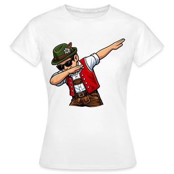 Dabbing Österreicher - Frauen T-Shirt - Weiß - Vorne - AI Model Female 172 dark (172cm)